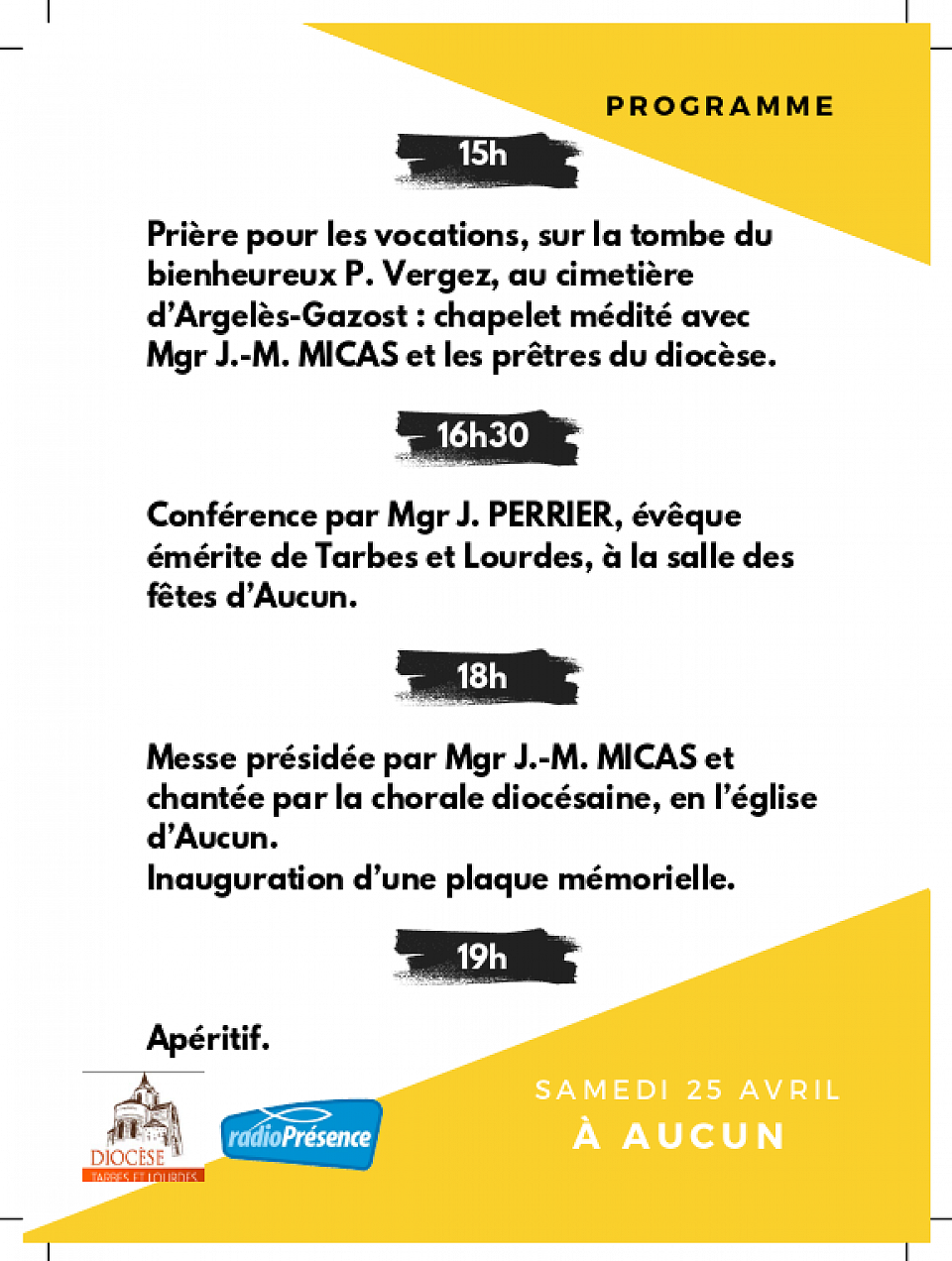 Journée diocésaine autour du bienheureux Pascal Vergez programme